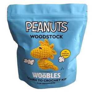 The Woobles Peanuts Woodstock Learn to Crochet Kit For Beginners New and Sealed